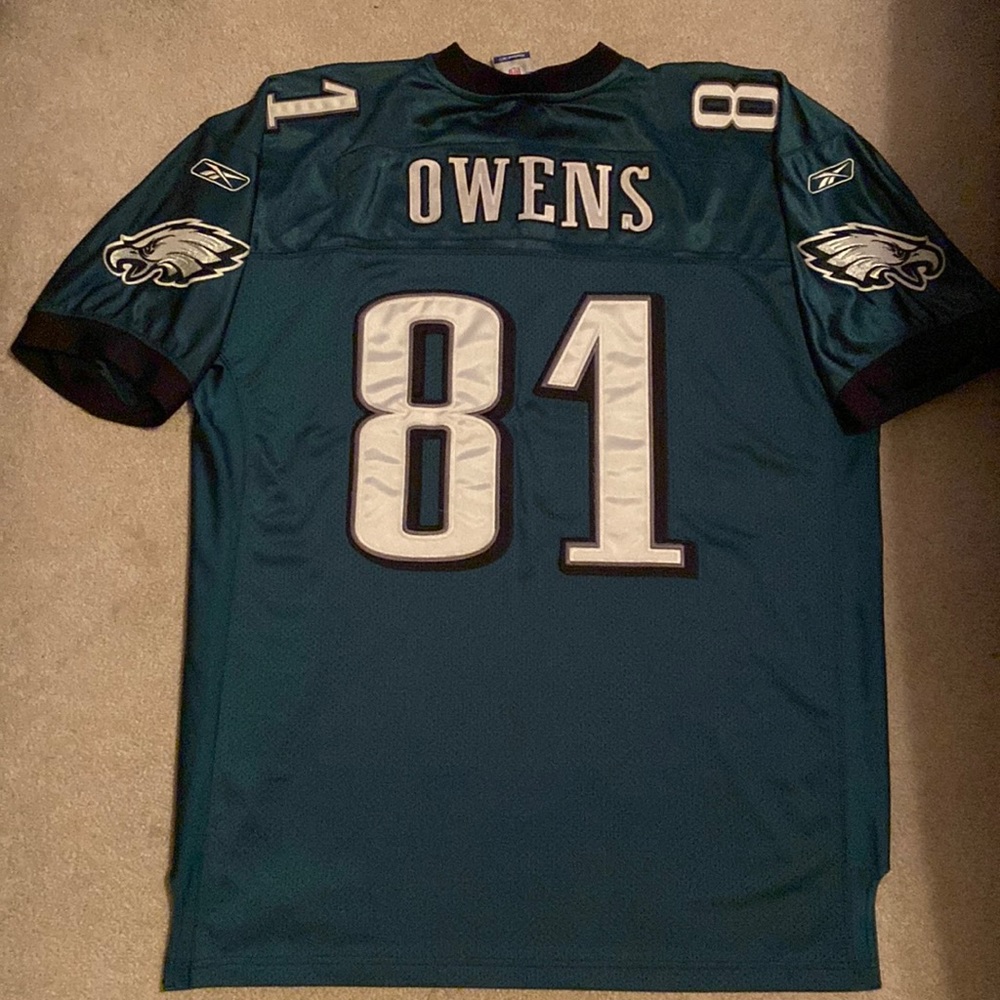 Mens Vintage 100% AUTHENTIC Reebok Terrell Owens Eagles Jersey